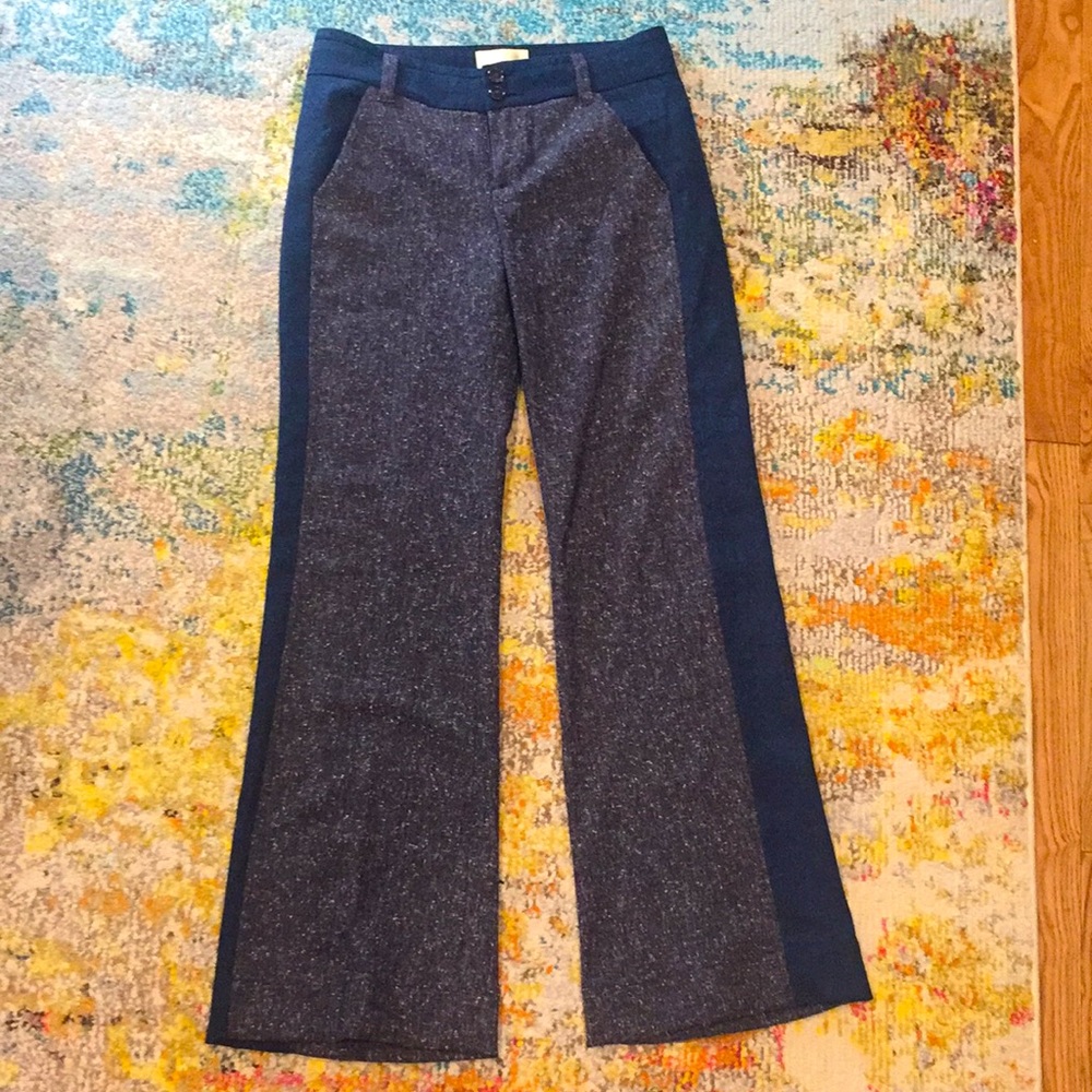 Elevenses from Anthropologie 2 tone trouser
